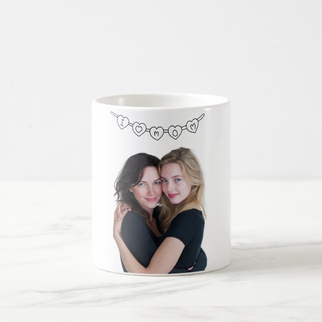 J'aime Maman | Mug personnalisé pour la fête des M (Centre)