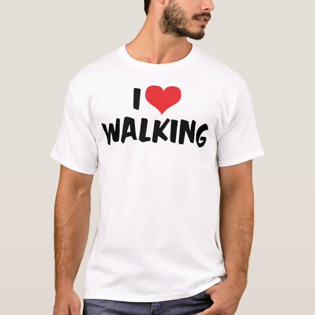 J'aime marcher T-Shirt (Devant)