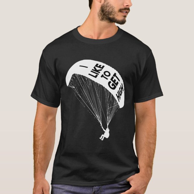 J'aime me sentir haut en faisant du parachutisme d (Devant)