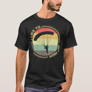 J'aime me sentir haut parachutiste de saut en para