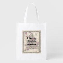 J'Aime Mes Ancêtres Anglais | Sac réutilisable
