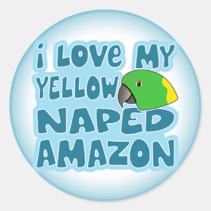J'aime mes autocollants jaunes de Naped Amazone
