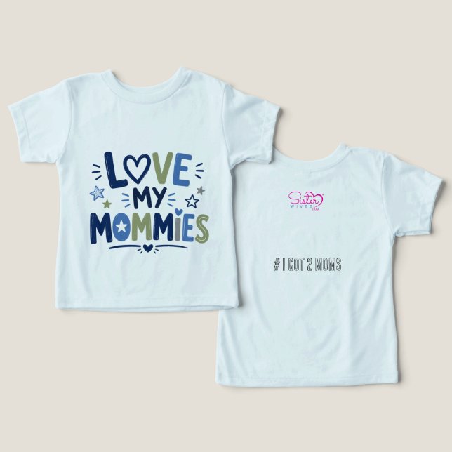 J'aime mes mamans petit garçon (Design Recto & Verso)