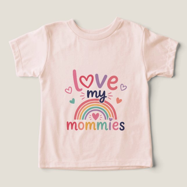 J'aime mes mamans petite fille (Design Recto)