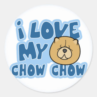 J'Aime Mes Stickers Chow Chow
