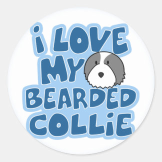 J'Aime Mes Stickers Collie Embarqués