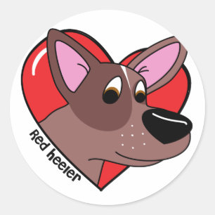 J'aime mes stickers Red Heeler