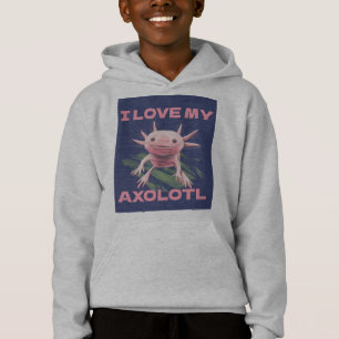 J'AIME MES T-SHIRTS AXOLOTTES CUTES POUR ENFANTS A