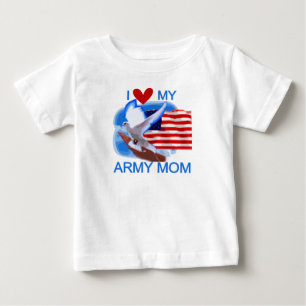 J'aime mes T-shirts et cadeaux de maman d'armée
