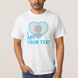 J'aime mes t-shirts photo personnalisables