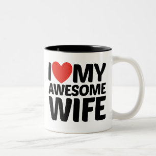 J'aime mes tasses impressionnantes d'épouse