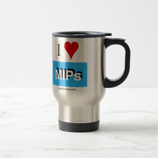 J'aime MIP 3 tasse de voyage (Droit)