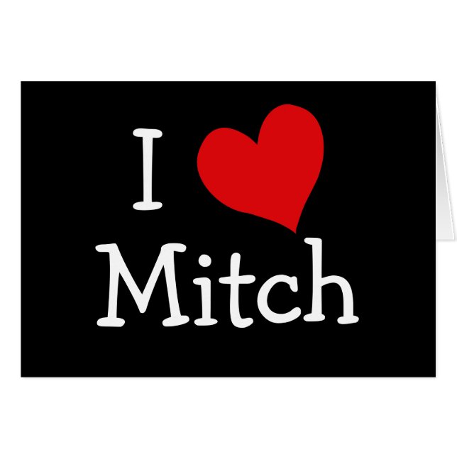 J'aime Mitch (Devant horizontal)