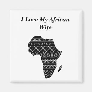 J'aime mon aimant de femme africaine