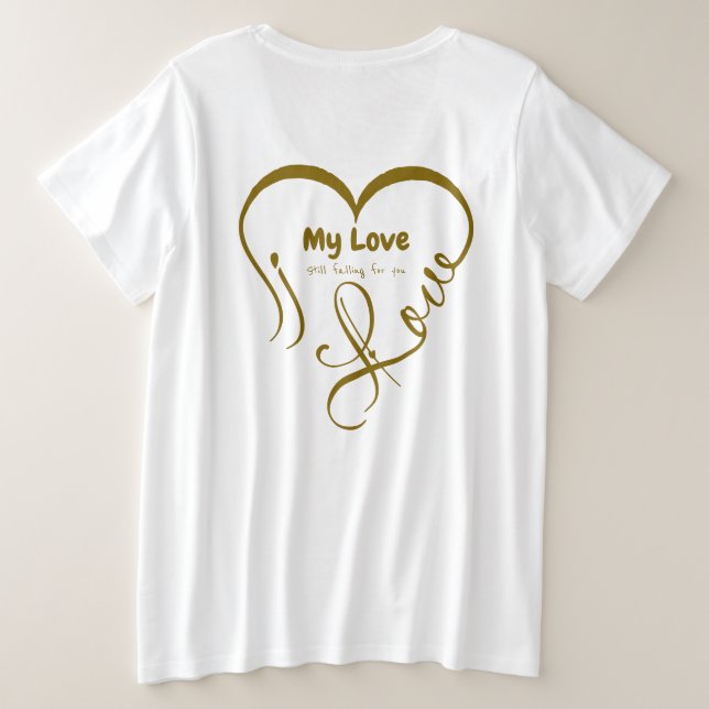 J'aime mon amour 🖤 : Toujours en train de tomber  (Design dos)