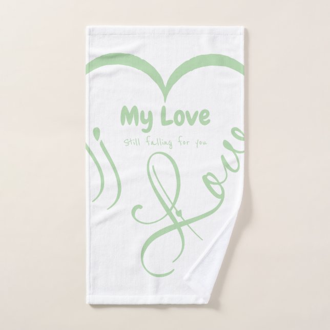J'aime mon amour 🖤: Toujours en train de tomber a (Serviette à main)