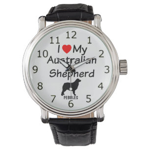 J'Aime Mon Berger Australien Montre Chien