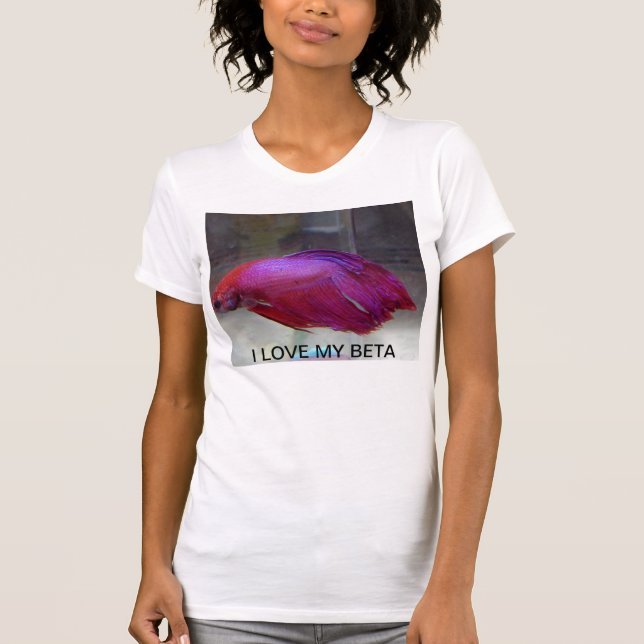 J'AIME MON BÊTA T-SHIRT (Devant)