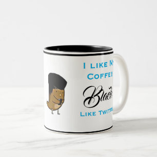 J'aime mon café noir comme la Coupe de Mug Twitte