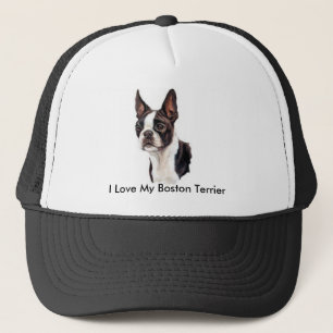 J'aime mon casquette de Boston Terrier