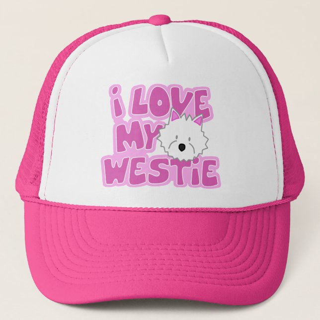 J'aime mon casquette de Westie (Devant)