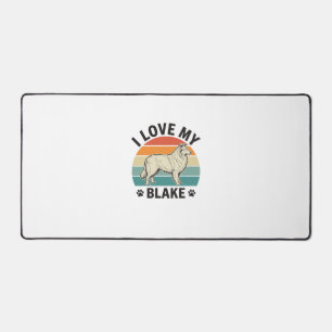 J'aime mon chien Blake rétro gravure Design_1