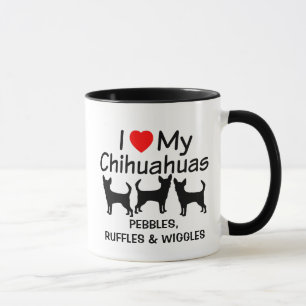 J'Aime Mon Chihuahua Chiens Mug