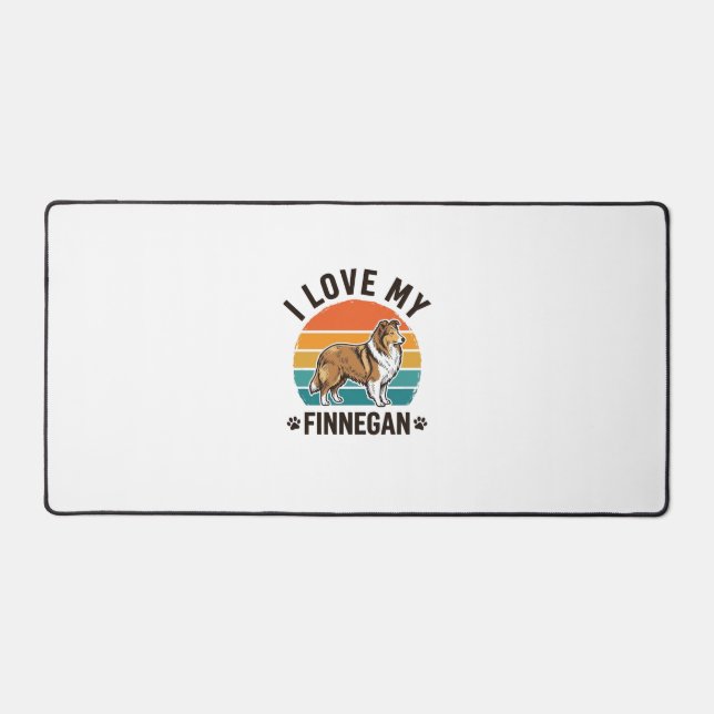 J'aime mon design de t-shirt avec le nom Finnegan  (Recto)