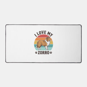 J'aime mon design vintage Zorro amateur de chien_1