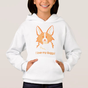 J'Aime Mon Doggo ! Sweat - shirt à capuche de chie