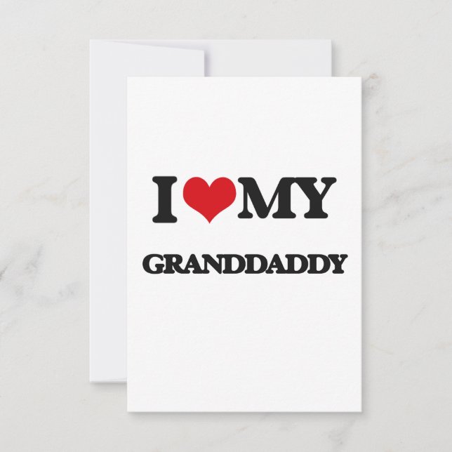 J'aime mon grand-père (Devant)