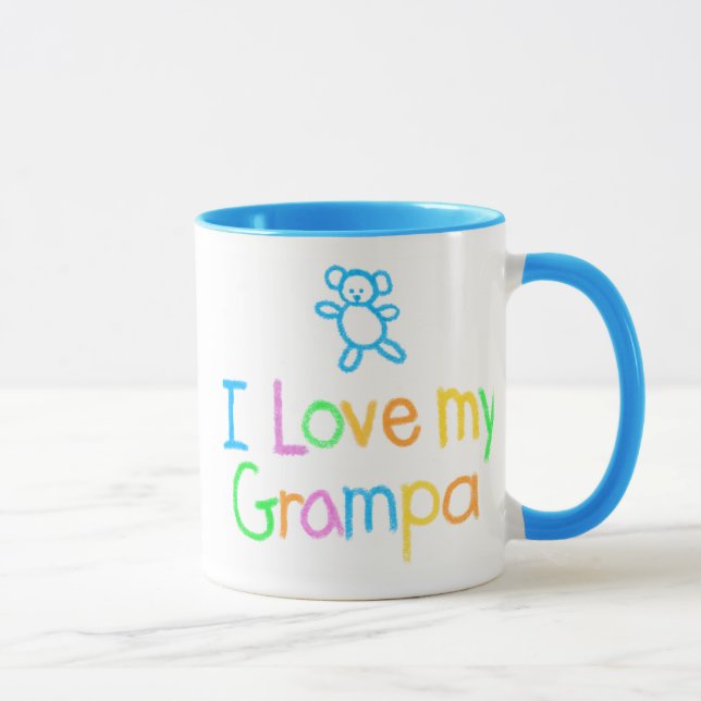 J'Aime Mon Grand-Père Mug (Droite)