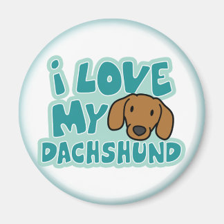 J'Aime Mon Magnet Dachshund