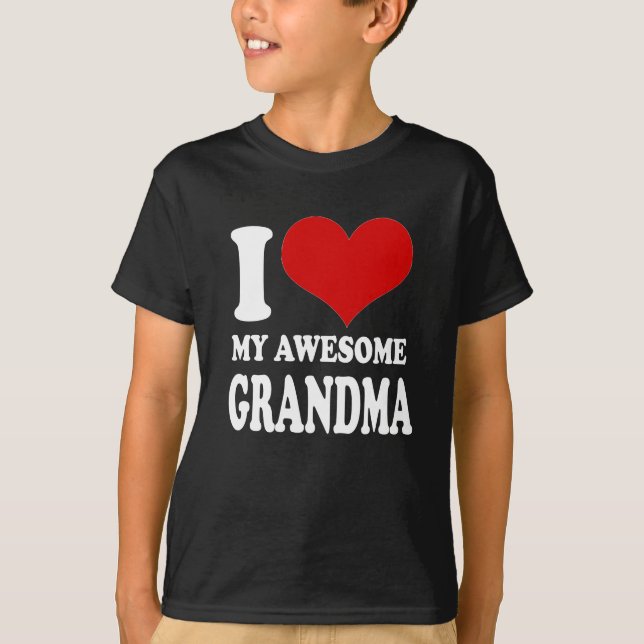 J'Aime Mon Magnifique Don T-Shirt Grandkids De Gra (Devant)