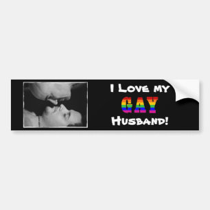 J'Aime Mon Mari Gay Version 2 Bumper Sticker