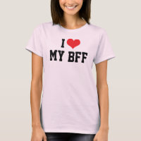 J'Aime Mon Meilleur Ami Pour Jamais T-Shirt BFF