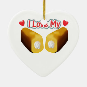 J'aime mon ornement de Noël de Twinkies