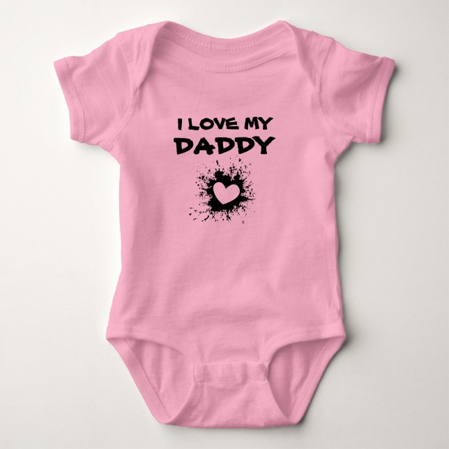 J'aime mon papa - body bébé, cadeau bébé, bébé (Devant)