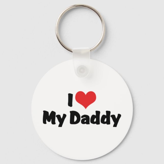 J'aime mon papa porte-clés (Recto)