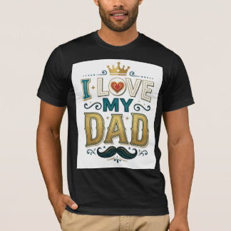J'aime mon papa T-Shirt vintage pour la fête des p