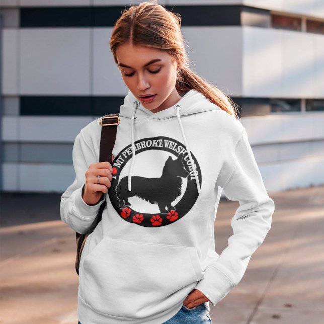 J'Aime Mon Pembroke Welsh Corgi Sweat - shirt à ca (Créateur téléchargé)