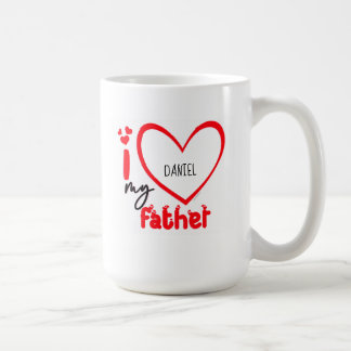 J'aime mon père Photo Cadeau Café Mug