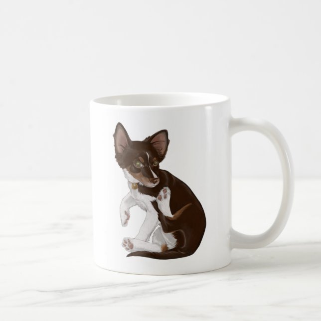 J'aime mon petit chiot ! - tasse de base (Droite)