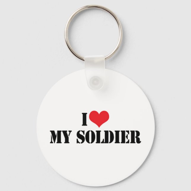 J'aime mon porte-clés de soldat (Recto)