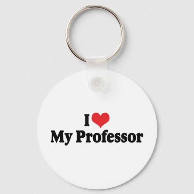 J'aime mon professeur porte-clés (Recto)
