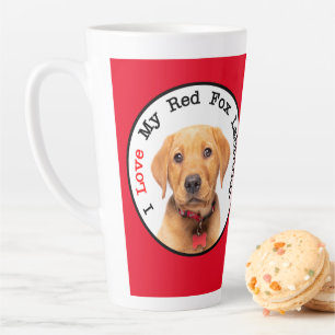 J'Aime Mon Red Fox Labrador Latte Mug