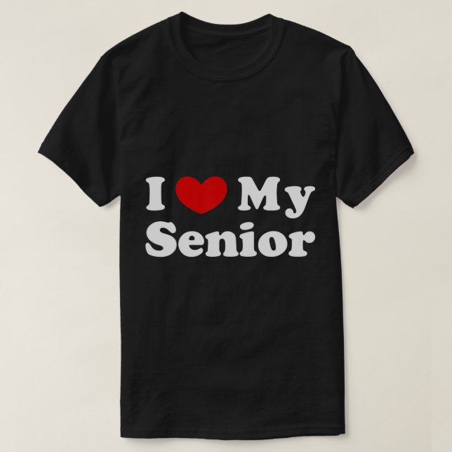 J'Aime Mon Senior, J'Aime Mon Senior T-Shirt (Design devant)