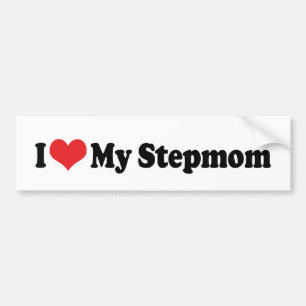 J'Aime Mon Sticker Bumper StepMom