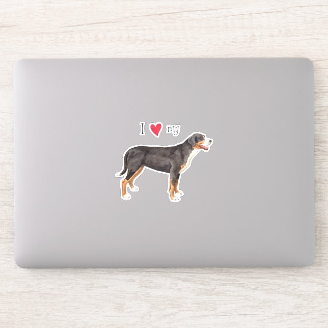 J'aime mon Sticker Vinyl GSMD (Ordinateur)