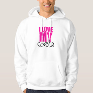 J'aime mon sweat - shirt à capuche de Coastie